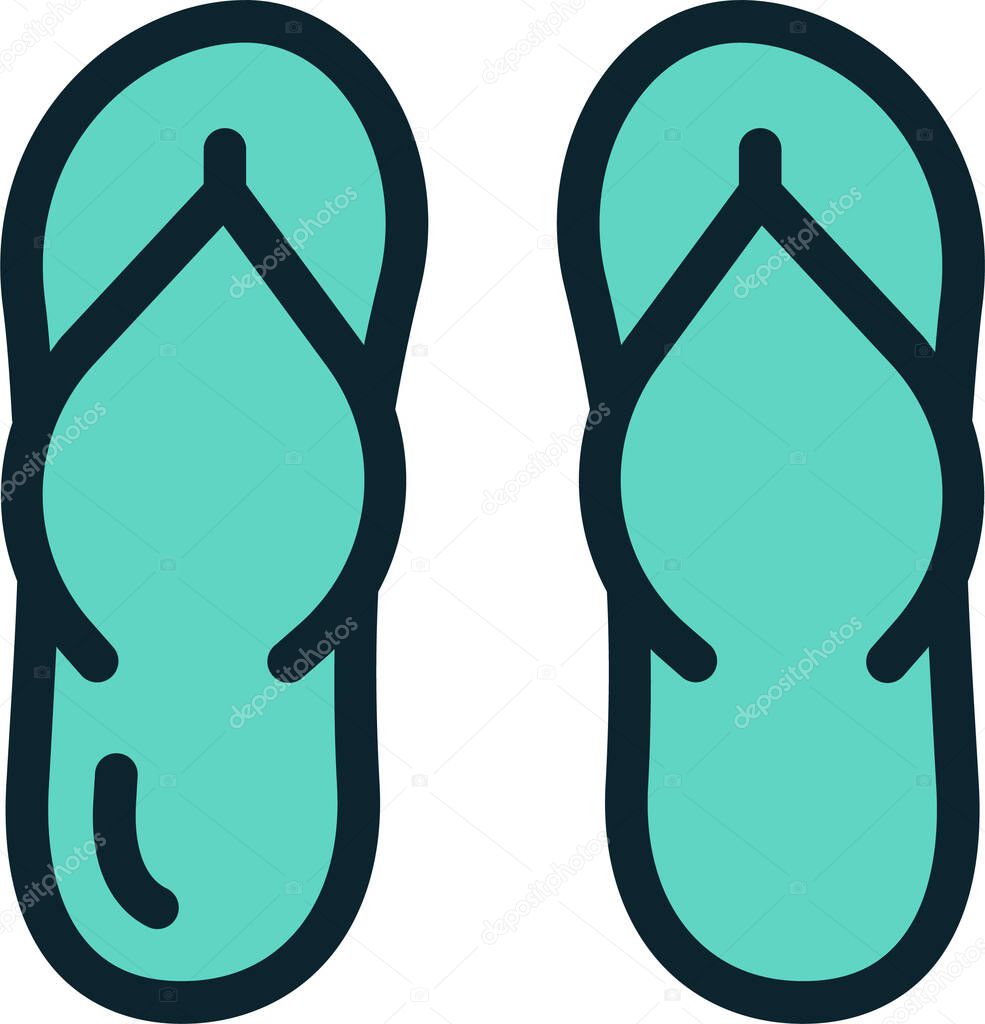 flip flops. web icon