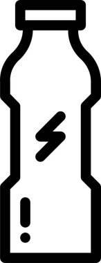 Enerji içeceği simgesinin vektör illüstrasyonu