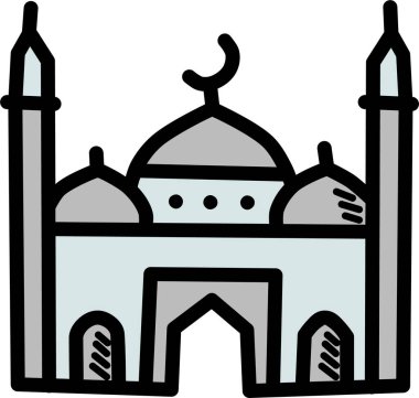 Cami. Web simgesi basit tasarım