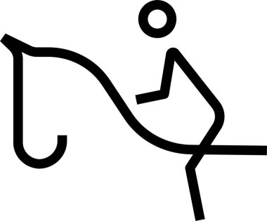 At. Web simgesi basit illüstrasyon