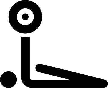 Felç oyunları. Web simgesi basit illüstrasyon