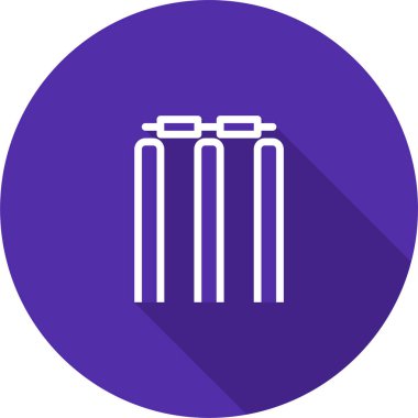 Kriket web simgesi basit illüstrasyon