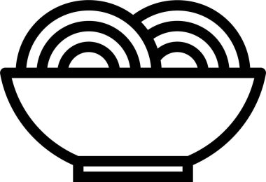 Yemek. Web simgesi basit illüstrasyon