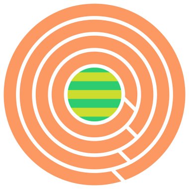 Spor sahası. Web simgesi basit tasarım