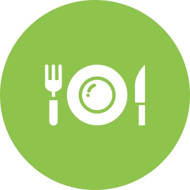 bıçak ağ simgesi, basit vektör illüstrasyonu 