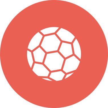 Hentbol topu. vektör illüstrasyonu