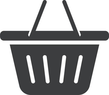 Alışveriş sepeti. Basit tasarım