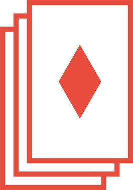 Kumarhane kartlarının vektör illüstrasyonu