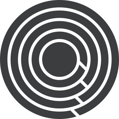 Hedef. Web simgesi vektör illüstrasyonu 