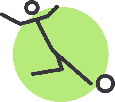 Felç oyunları. Web simgesi basit illüstrasyon