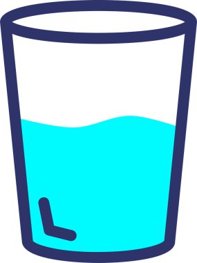 su Ağı simgesi basit illüstrasyon