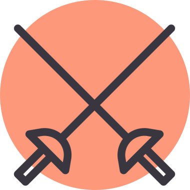 Eskrim web simgesi basit illüstrasyon