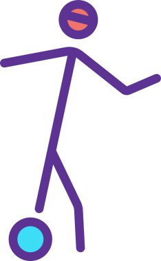 Felç oyunları. Web simgesi basit illüstrasyon