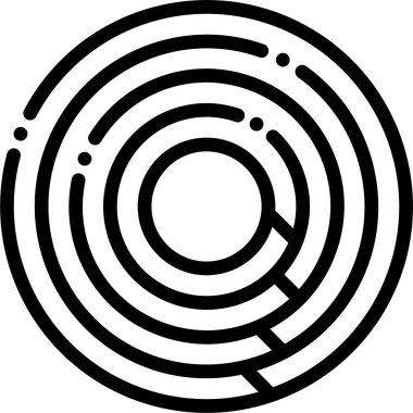 Hedef. Web simgesi vektör illüstrasyonu 