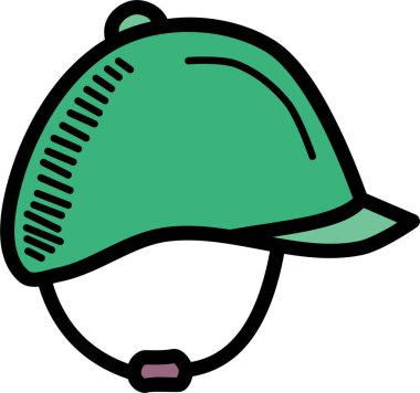 Kask ağ simgesi, vektör illüstrasyonu 