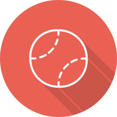 Beyzbol. Web simgesi basit illüstrasyon 