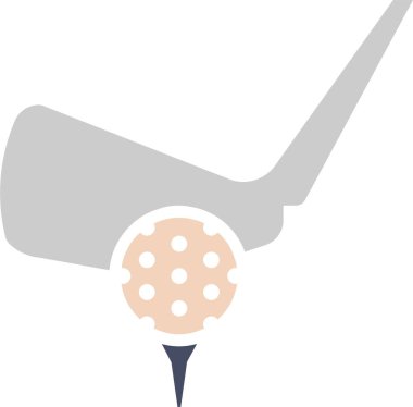 golf web simgesi basit illüstrasyon