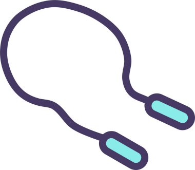 Zincir. Web simgesi vektör illüstrasyonu