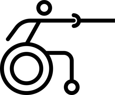 Bisiklet. Web simgesi basit illüstrasyon