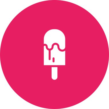 Dondurma. vektör illüstrasyonu 