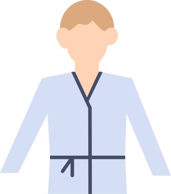 Tekvando. Web simgesi basit illüstrasyon