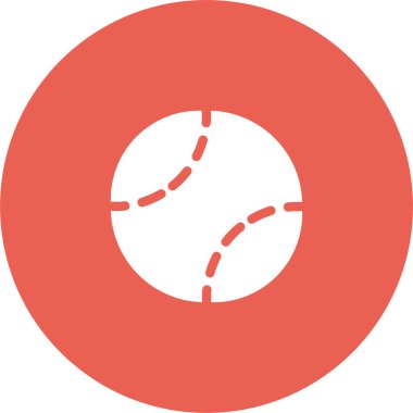 Beyzbol. Web simgesi basit illüstrasyon 