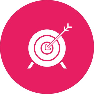 hedef simge vektör illüstrasyonu