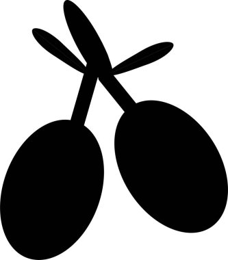 Yemek. Web simgesi basit illüstrasyon