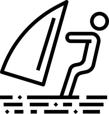 Sörf. Web simgesi basit illüstrasyon