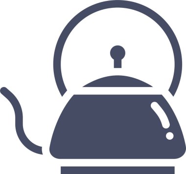 Kettle simge vektör illüstrasyonu 