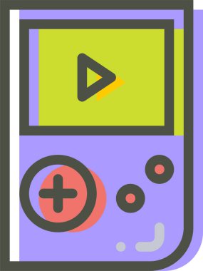 Video oyun konsolu. Basit tasarım 