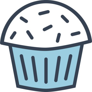 Tatlım. Web simgesi basit illüstrasyon