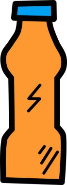 Enerji içeceği simgesinin vektör illüstrasyonu