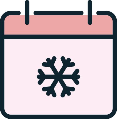 Tarihli takvim. Web simgesi basit tasarım