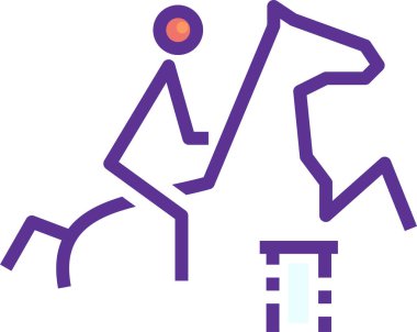 At. Web simgesi basit illüstrasyon