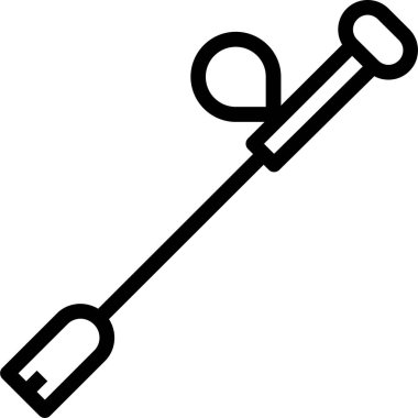 Kırbaç Ağı simgesi basit illüstrasyon