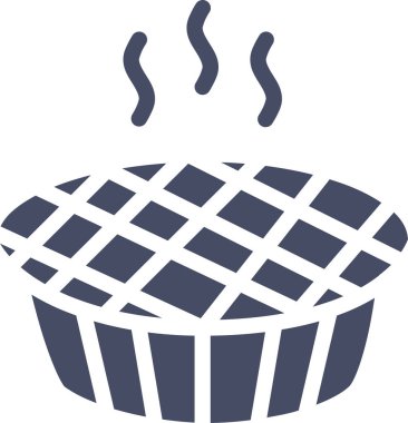 Barbekü. Web simgesi basit illüstrasyon