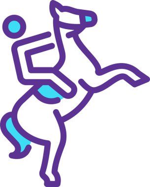 At. Web simgesi basit illüstrasyon