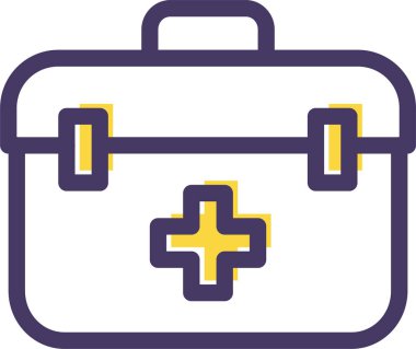 İlk yardım çantası. Basit tasarım