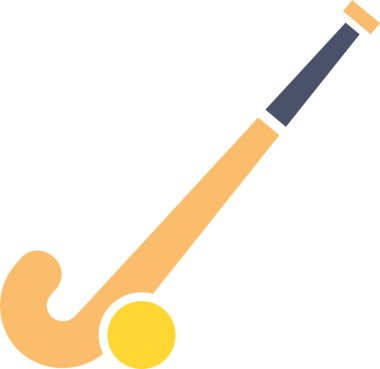 Hokey sopası ağ simgesi, vektör illüstrasyonu 