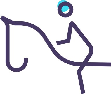 At. Web simgesi basit illüstrasyon