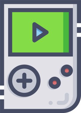 Video oyun konsolu. Basit tasarım 