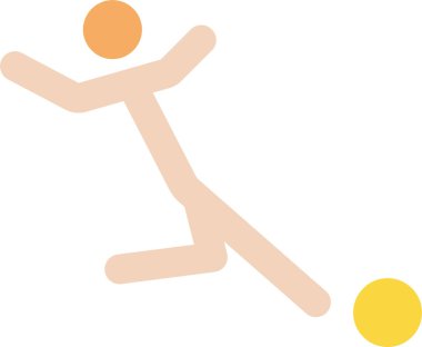 Felç oyunları. Web simgesi basit illüstrasyon