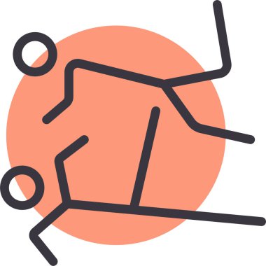 Felç oyunları. Web simgesi basit illüstrasyon