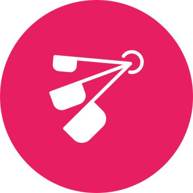 Bir uçurtma simgesinin vektör çizimi