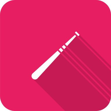 Beyzbol sopası. Basit resimleme 