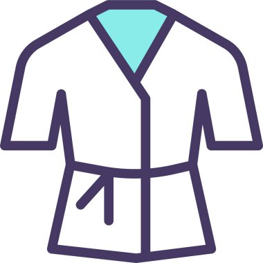 Kumaş. Web simgesi basit illüstrasyon