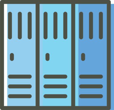 Kütüphane. Web simgesi basit illüstrasyon