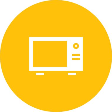 mikrodalga ağ simgesi basit illüstrasyon