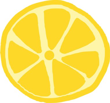 lemon. Web simgesi basit illüstrasyon 